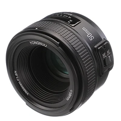 Bild av YONGNUO YN 50 mm F1.8 standard Prime lins stor bländare automatisk manuell fokus AF MF för Nikon DSLR kameror