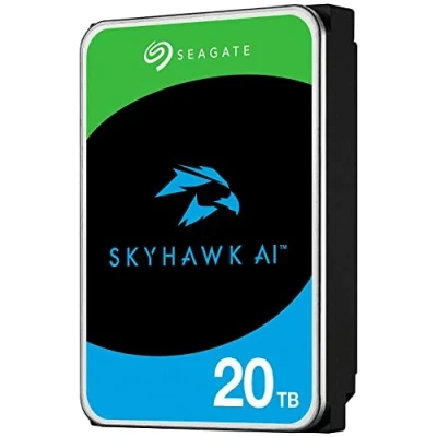 Bild av SEAGATE Övervakning Skyhawk AI 20 TB 5 års garanti 3,5 tum 6 GB/S SATA 256 MB 24 x 7