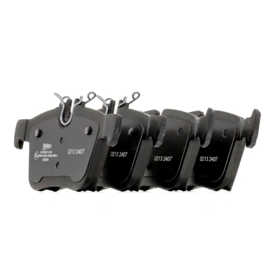 Bild av VALEO 302209 Jeu de plaquettes frein Essieu arrière contact signal d&#039;usure exclu avec tôle anti bruit MERCEDES BENZ: Classe C Berline