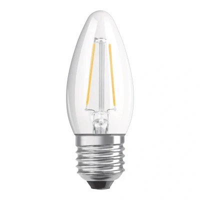 Bild av Osram LED lampa bas: E14 Varmvit 2700 K 4,50 W ersättning för 25 Retrofit RGBW lampor med fjärrkontroll, enkelpack, ljus 40 E27