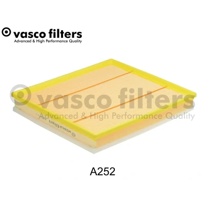 Bild av DAVID VASCO A252 Filtre à air 48 299 341 rectangulaire Cartouche filtrante avec préfiltre FORD: Transit Custom V362 Van, V363 Van