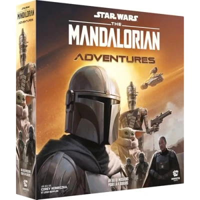 Bild av Asmodee Unexpected Games Star Wars The Mandalorian Adventures brädspel samarbetsspel för vuxna och barn från 12 år 1 till 4 spelare svensk version