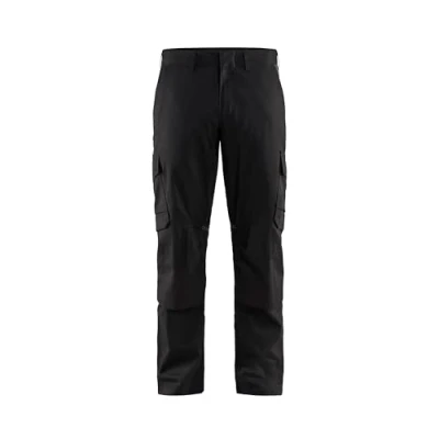 Bild av INDUSTRIBYXA 1448 1832 STRETCH KNÄSKYDDSFICKA SVART/GRÅ C68 Beijerbygg Byggmaterial