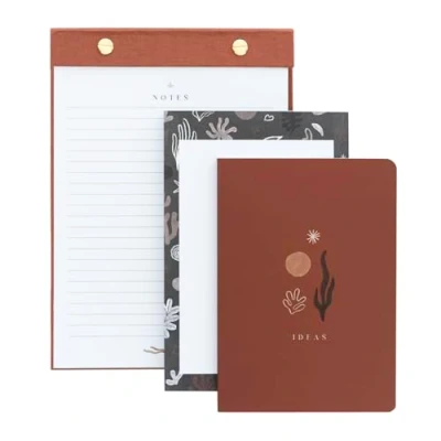 Bild av Kokonote Notepad Set Kalima 3 Notepads In Different Sizes, Notebook Set, Cute Notebook, Stationery, Stationery Supplies, Writing Pad, Note Books