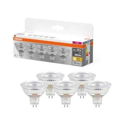 Bild av OSRAM LED reflektor GU5.3 3,8W 827 36 5 pack
