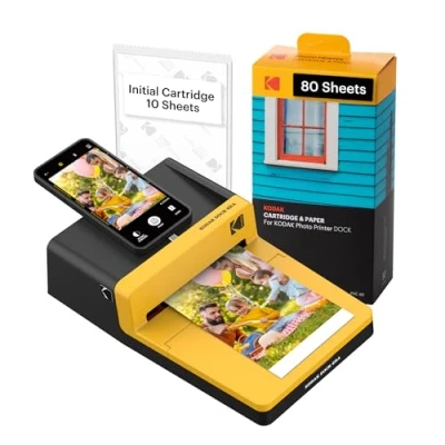 Bild av KODAK Dock ERA Instant Photo Printer (10x15cm) (skrivare + förpackning med 90 ark), D600US