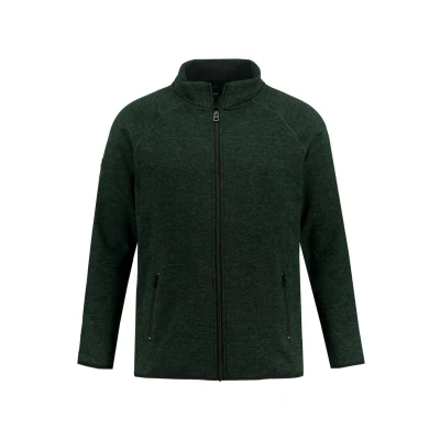 Bild av JP 1880 Jay PI stickad fleece jacka för män, utomhuskofta, Mörkgrön, 5XL, 5XL