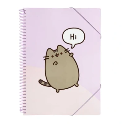 Bild av Grupo Erik Pusheen A4 Display Book 30 Pockets Propylene Sleeves Folder Document Envelope With Velcro Closure Gifts Stationery
