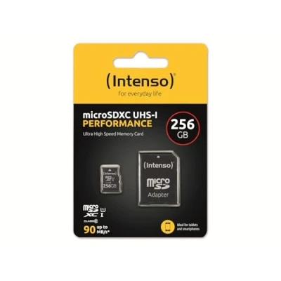 Bild av Intenso microSD 256GB UHS I Perf CL10 Performance