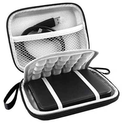 Bild av Lacdo extern hårddiskväska Skyddsfodral för Western Digital WD Elements/WD My Passport Ultra/WD Game Drive HDD 1TB 2TB 3TB 4TB 5TB USB 3.0 2,5 tum,Svart
