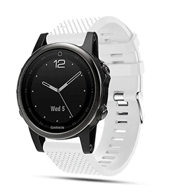 Bild av TOPsic Kompatibla Fenix 5S remmar, mjuk silikon snabbinstallerad armbandsur rem för 5S/Fenix Plus/Fenix 6S/Fenix 6S Pro/Fenix 7S/Fenix 7S Solar/Fenix safir sol