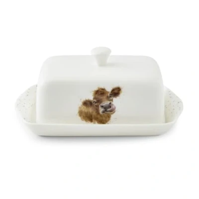 Bild av Wrendale Designs &quot;Royal Worcester Deigns Butter Dush Cow&quot;, vit