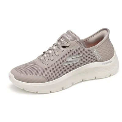 Bild av Skechers dam Go Walk Flex handsfree slip on Grand Entry, Mullvadsbrunt, 10.5