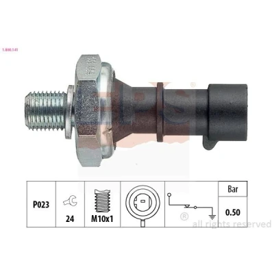 Bild av EPS 1.800.141 Sonde De Pression d&#039;Huile M10x1 1 Made in Italy OE Equivalent OPEL: Corsa D 3/5 portes, C Meriva A