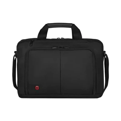 Bild av Wenger 601066 SOURCE 16&#039; laptop Briefcase, Padded compartment with iPad/Tablet/eReader Pocket in Black (10 Litres)