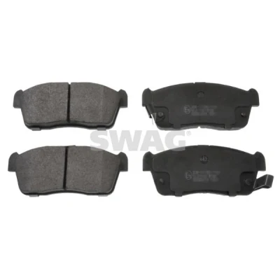 Bild av SWAG 62 11 6048 Jeu de plaquettes frein Essieu avant avec indicateur d&#039;usure SUZUKI: IGNIS 2, Celerio, Alto VII, DAIHATSU: Sirion II, YRV, Copen I