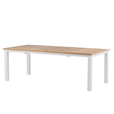 Bild av Venture Design, Panama Matbord 224 324x100 cm Vit/Teak