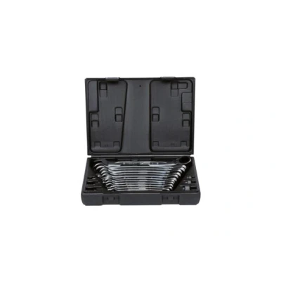 Bild av KS TOOLS 503.4665 Kit de clés à fourche et polygonale cliquet 72 8, 19 Acier chrome vanadium