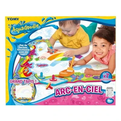 Bild av Aquadoodle Super Rainbow Deluxe Large Water Doodle Mat, Official TOMY No Mess Colouring &amp; Drawing Game, Suitable for Toddlers and Children From 18 Months
