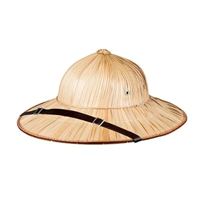 Bild av Boland 95464 tropisk hjälm halm, safari, ranger, guide, resesällskap, hatt, huvudbonad, tillbehör, kostym, karneval, temafest