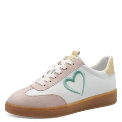 Bild av Marco Tozzi dam av Guido Maria Kretschmer 2 83701 44 sneakers, vit/pulver, 37 EU, Vitt pulver, EU