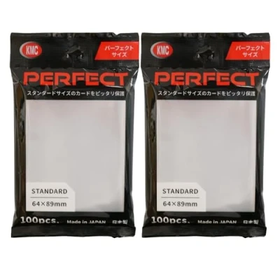 Bild av [SET of 2] KMC Pochettes Card Barrier Perfect Size 100x2 Soft Sleeves