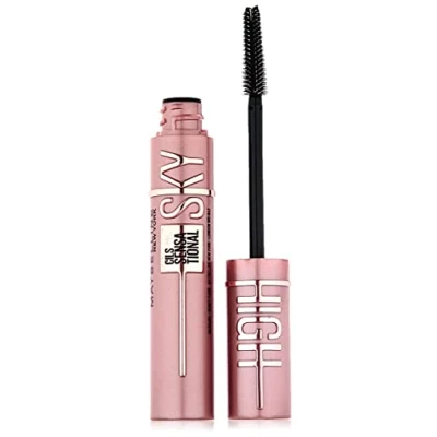 Bild av Maybelline New York svart Mascara för extremt långa ögonfransar, Lash Sensational Sky High i dubbelförpackning, Very Black, 2 x 7,2 ml