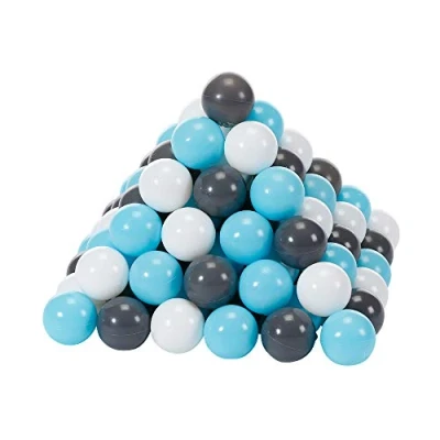 Bild av KNORRTOYS.COM 56764 Knorrtoys bollset ca Ø 6 cm 100 kräm/grå/ljusblå bollar