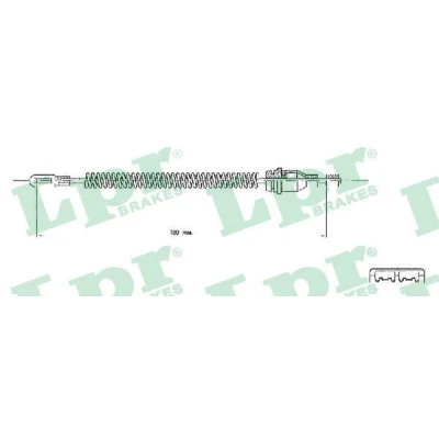 Bild av LPR C0543B Câble De Frein 182 à tambour OPEL: Zafira A, Astra G CC, H 3/5 portes, VAUXHALL: Mk5 Sport Hatch, Mk4 CC