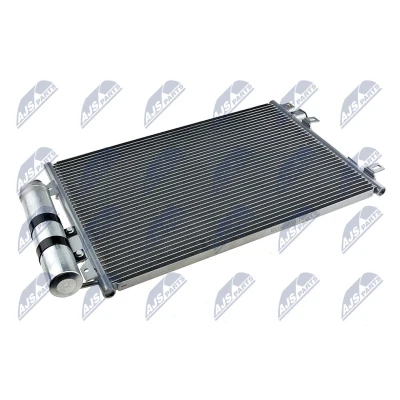 Bild av NTY CCS RE 012 Condenseur De Clim sans déshydrateur Aluminium 550 R 134a RENAULT: Kangoo I, I Express