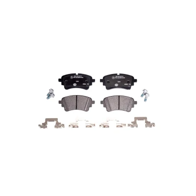 Bild av HELLA 8DB 355 040 941 Jeu de plaquettes frein préparé pour indicateur d&#039;usure avec vis d&#039;étrier accessoires AUDI: A4 B9 Avant, Q7, Q5