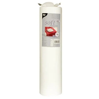 Bild av Papstar, bordslöpare, tygliknande, fleece &quot;soft urval&quot; 24 m x 40 cm vit på rulle, 84318