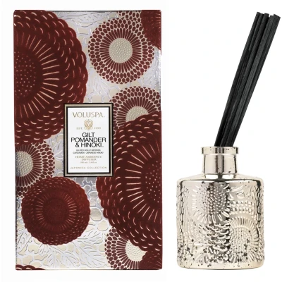 Bild av Voluspa Gilt Pomander &amp; Hinoki Fragrance Sticks 100 ml