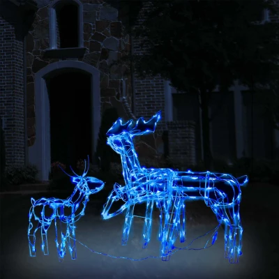Bild av VidaXl Julbelysning Ren 3 Delar 229 Led