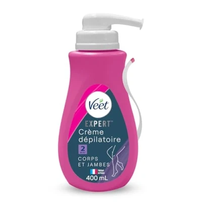 Bild av VEET EXPERT envis hårborttagningskräm kropp och ben verkar på 2 minuter 400 ml
