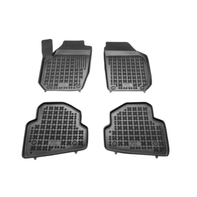 Bild av REZAW PLAST 200204 Ensemble de tapis sol Caoutchouc avant et arrière 4 noir , Sur mesure SKODA: Fabia 2