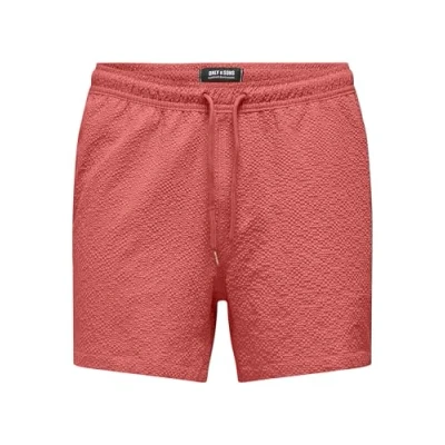 Bild av Only &amp; Sons Onsted Surfshorts, Storlek: Small, Dusty cedar