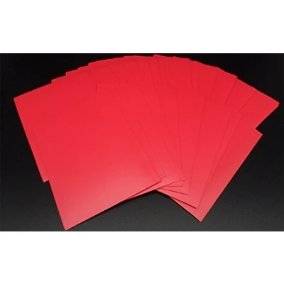Bild av Docsmagic.de 100 Mat Red Card Sleeves Standard Size 66 x 91 PKM MTG