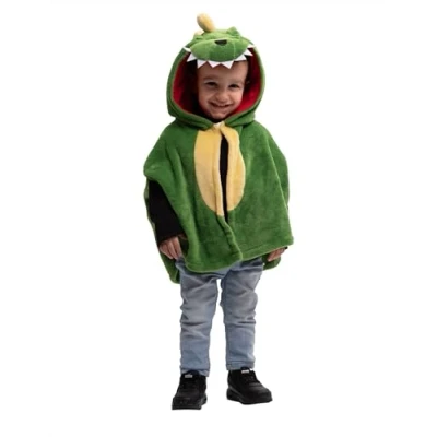 Bild av Rubies Superdinosauriedräkt för flickor och pojkar, dinosauriekappa, officiell karneval, födelsedag, fest, halloween, jul