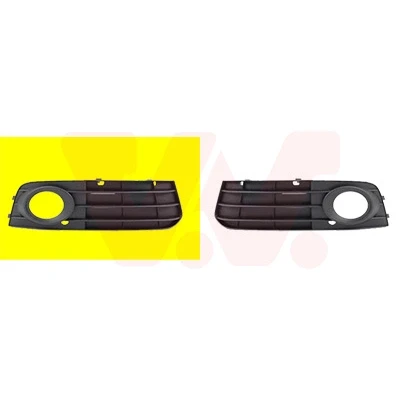Bild av VAN WEZEL 0327596 Grille de Pare Choc avec trou(s) pour lampes brouillard avant droite véhicules sans aide au stationnement