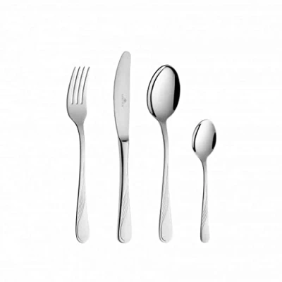 Bild av Gerlach G01 004AP ZEST 24PU S1S1 01 bestick serveringsset med 24 delar Celestia låda och shine 01, rostfritt stål