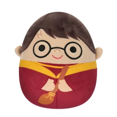Bild av Squishmallows SQWB00124 Harry Potter i Quidditch rock, 25 cm, officiell jazware plysch, supermjukt gosedjur