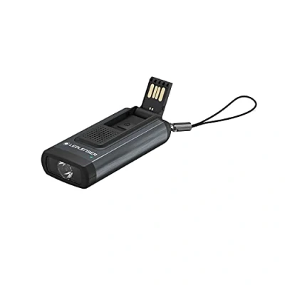Bild av Ledlenser K6R säkerhet uppladdningsbar mini ficklampa grå svart 502580