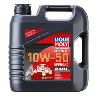 Bild av Liqui Moly Motorbike 4T Synth Offroad Race 10W 50 4I Huile moteur 3052