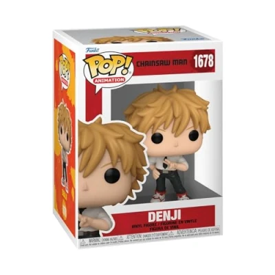 Bild av Funko POP! Animation: CSM Denji Motorsågsmannen Samlarobjekt Vinylfigur Presentidé Officiell Merchandise Leksaker för Barn &amp; Vuxna Anime Fans Modellfigur samlare och utställning