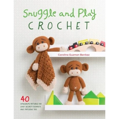 Bild av Snuggle and Play Crochet: 40 Amigurumi Patterns for Lovey Security Blankets Matching Toys