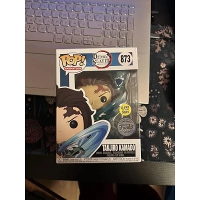 Bild av Funko POP! Animering: Demon Slayer Tanjiro med drake (exklusive) (lyser i mörkret), 9,5 cm