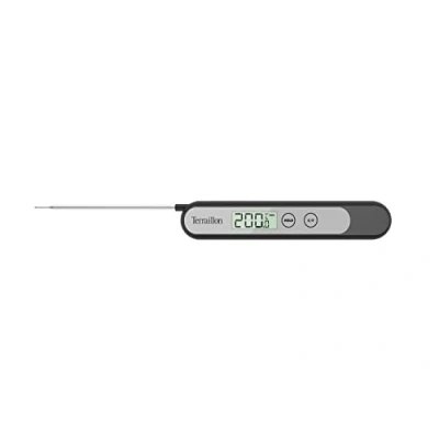 Bild av TerraiLLON THERMO kökstermometer Dynamo tändning utdragbar mätsensor temperaturområde 50/+200 C/F omvandling