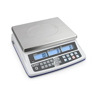 Bild av KERN räknevåg CPE (vägningsområde 15 kg, tre displayer för viktvisning, referensvikt, totalt antal, läsbarhet 0,5 g) 15K 3