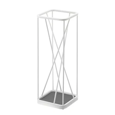 Bild av Yamazaki 2807 NINE SQUARE paraplyställ, vitt, stål, minimalistisk design, 17 x 45,5 cm (L B H)